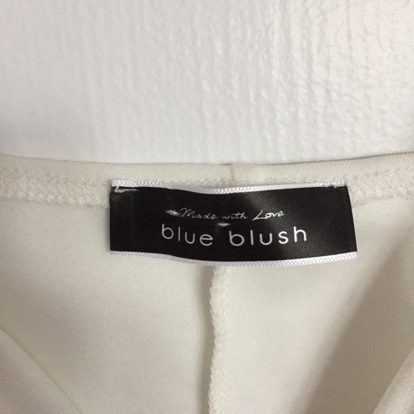 blue blush white dress - Picture 3 of 4